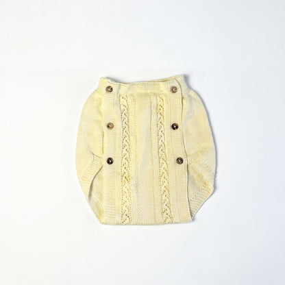Yellow Bloomer With Buttons