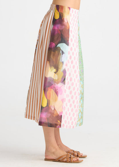 Zaket & Plover - Pattern Clash Skirt - Jumble Panel