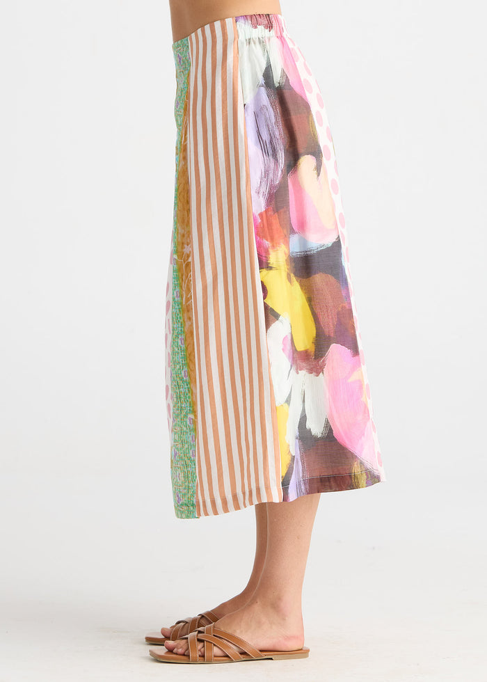 Zaket & Plover - Pattern Clash Skirt - Jumble Panel